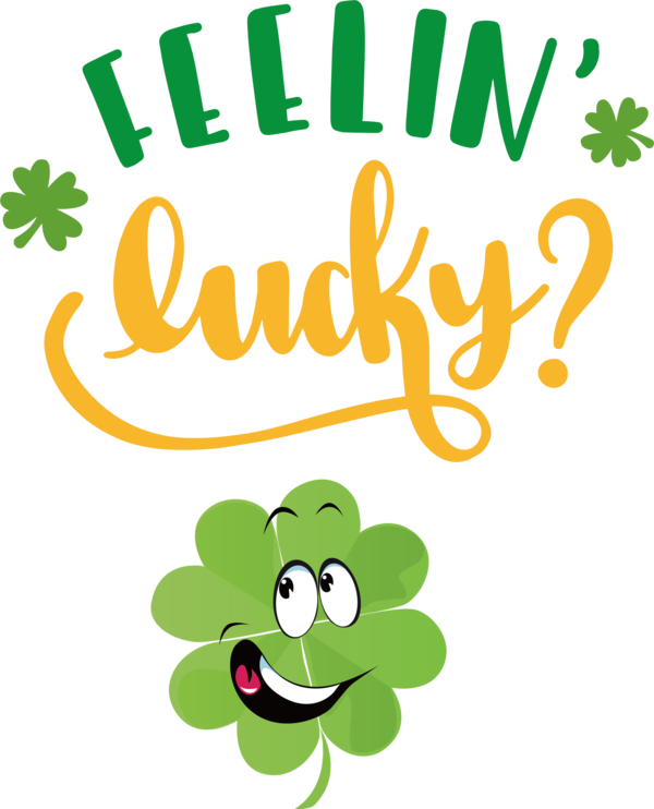 Transparent St. Patrick's Day Logo Green Smiley for St Patricks Day Quotes for St Patricks Day