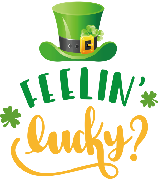 Transparent St. Patrick's Day Logo Green Leaf for St Patricks Day Quotes for St Patricks Day