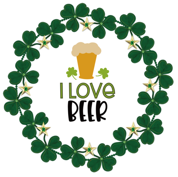 Transparent St. Patrick's Day Saint Patrick's Day Shamrock Ireland for Green Beer for St Patricks Day