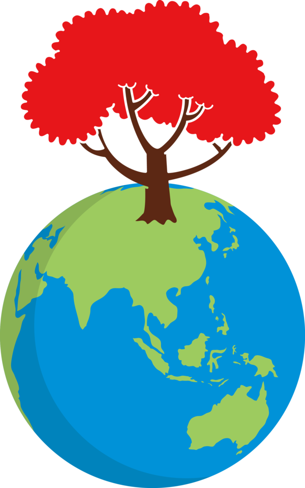 Transparent Arbor Day Globe World World map for Happy Arbor Day for Arbor Day