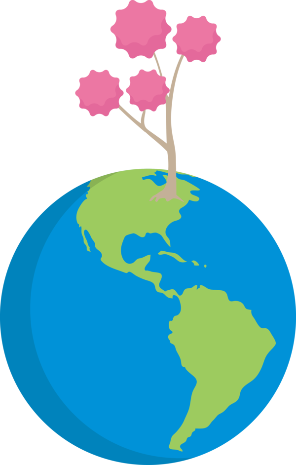 Transparent Arbor Day Earth Drawing Flat Earth for Happy Arbor Day for Arbor Day