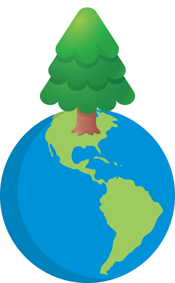 Transparent Arbor Day Earth Drawing Logo for Happy Arbor Day for Arbor Day
