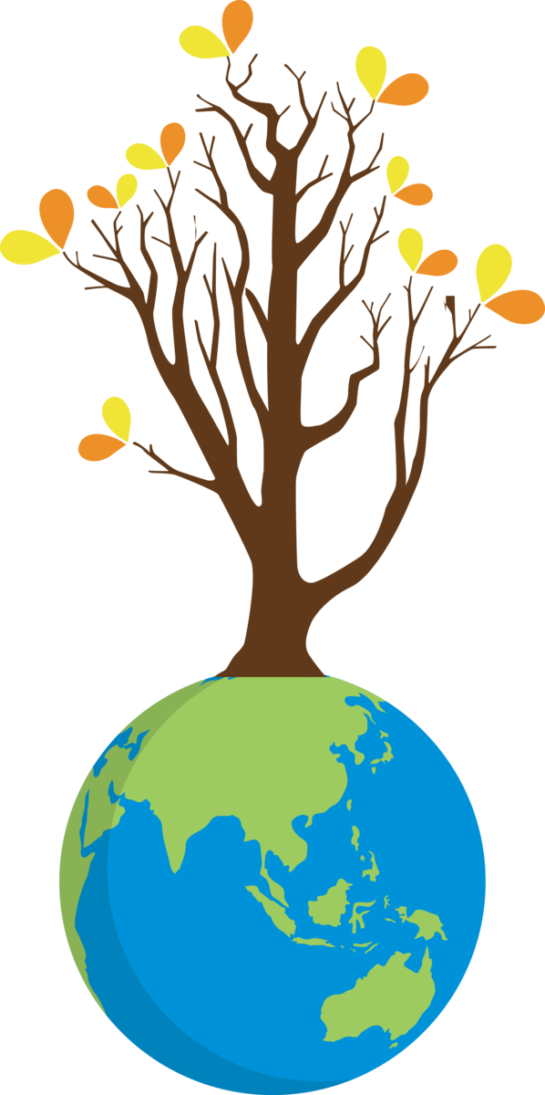 Transparent Arbor Day Earth Flat Earth Vector for Happy Arbor Day for Arbor Day