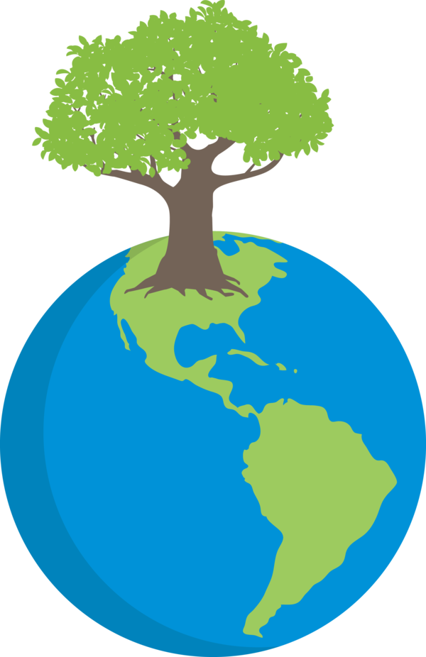 Transparent Arbor Day Earth Vector Drawing for Happy Arbor Day for Arbor Day