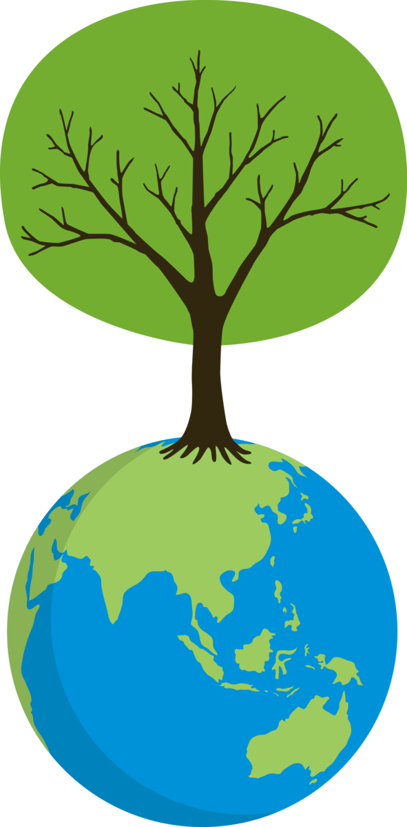 Transparent Arbor Day Earth Vector Modern flat Earth societies for Happy Arbor Day for Arbor Day