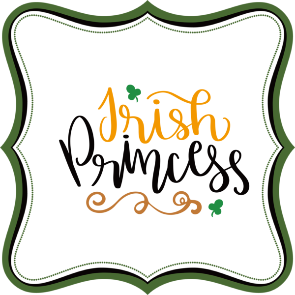 Transparent St. Patrick's Day Logo Calligraphy Green for St Patricks Day Quotes for St Patricks Day