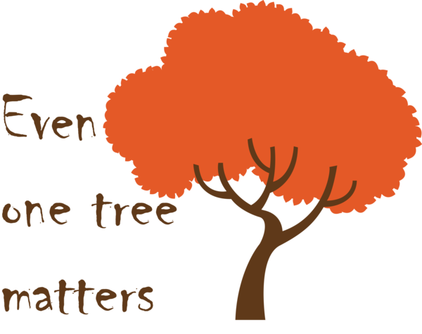Transparent Arbor Day Logo Tree Line for Happy Arbor Day for Arbor Day