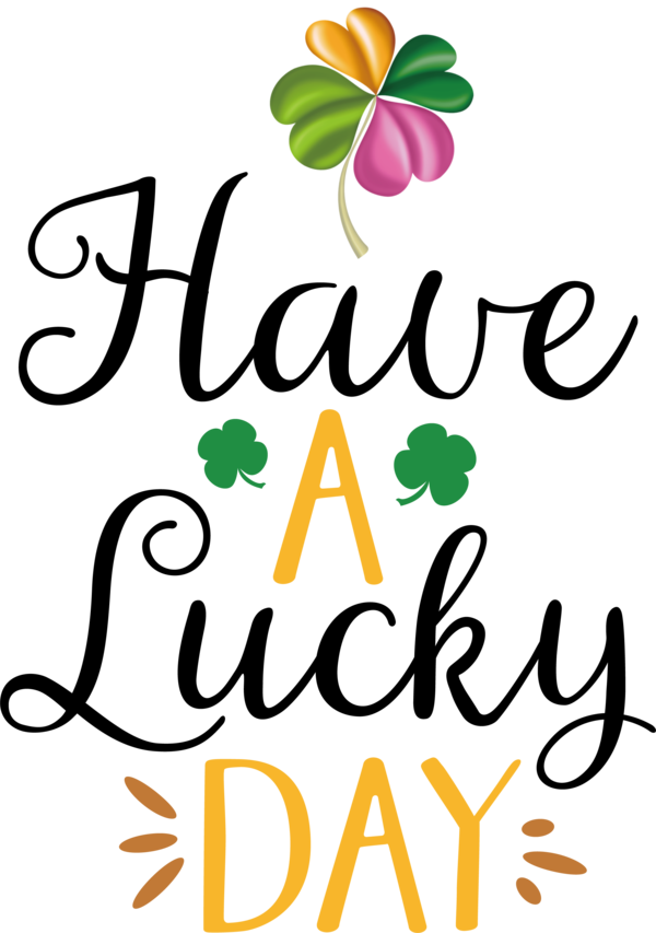 Transparent St. Patrick's Day Floral design Logo Flower for St Patricks Day Quotes for St Patricks Day