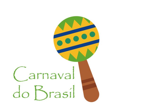Transparent Brazilian Carnival Western Wall Logo Yellow for Carnaval for Brazilian Carnival