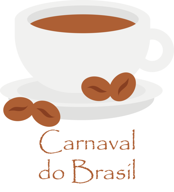 Transparent Brazilian Carnival Coffee Coffee cup Cadillac for Carnaval for Brazilian Carnival