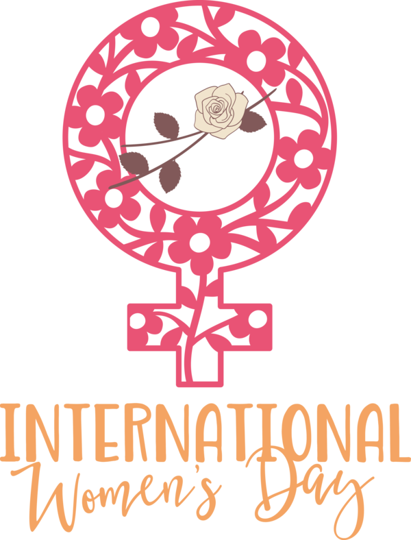 Transparent International Women's Day Logo Holiday for Women's Day for International Womens Day