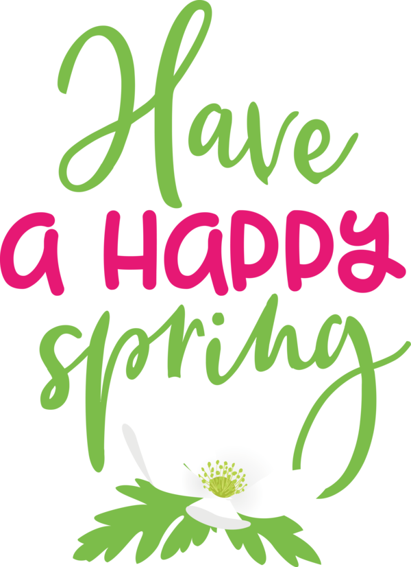 Transparent Easter Sticker Design Logo for Hello Spring for Easter