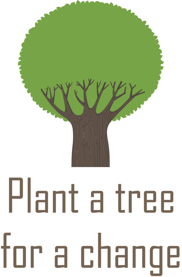Transparent Arbor Day Logo Plant stem Font for Happy Arbor Day for Arbor Day