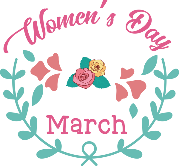 Transparent International Women's Day Jyrgalan Floral design Karakol for Women's Day for International Womens Day