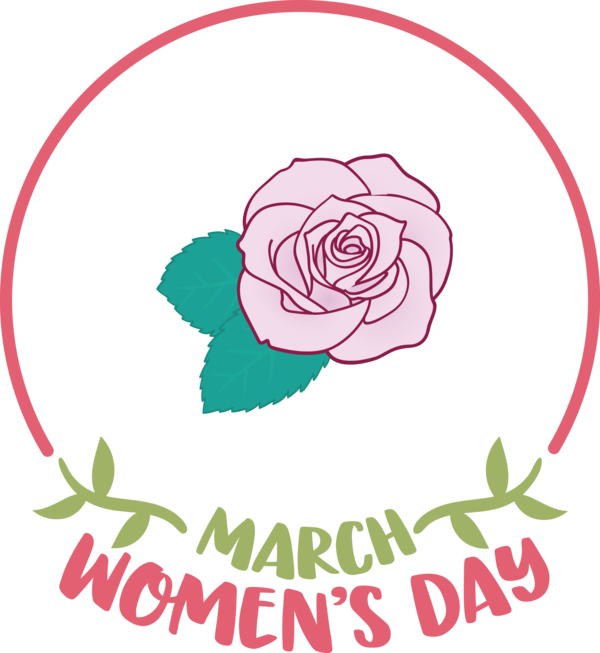 Transparent International Women's Day Cut flowers Garden roses Floral design for Women's Day for International Womens Day