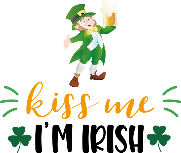 Transparent St. Patrick's Day Logo Christmas Day Cartoon for St Patricks Day Quotes for St Patricks Day