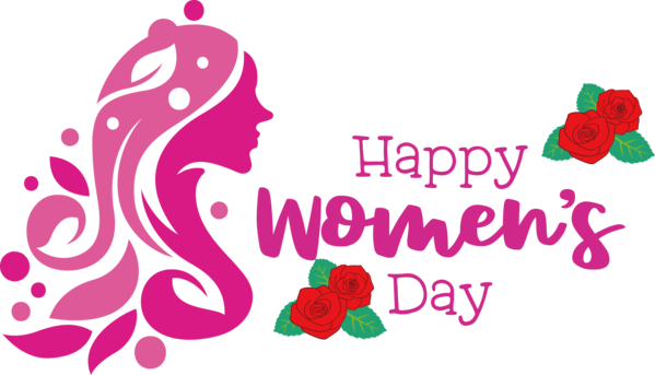 Transparent International Women's Day Archive Design Floral design for Women's Day for International Womens Day