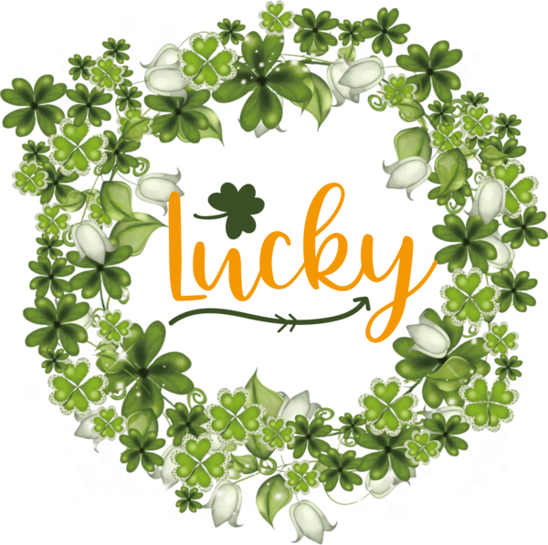 Transparent St. Patrick's Day Flower Floral design Plant stem for St Patricks Day Quotes for St Patricks Day