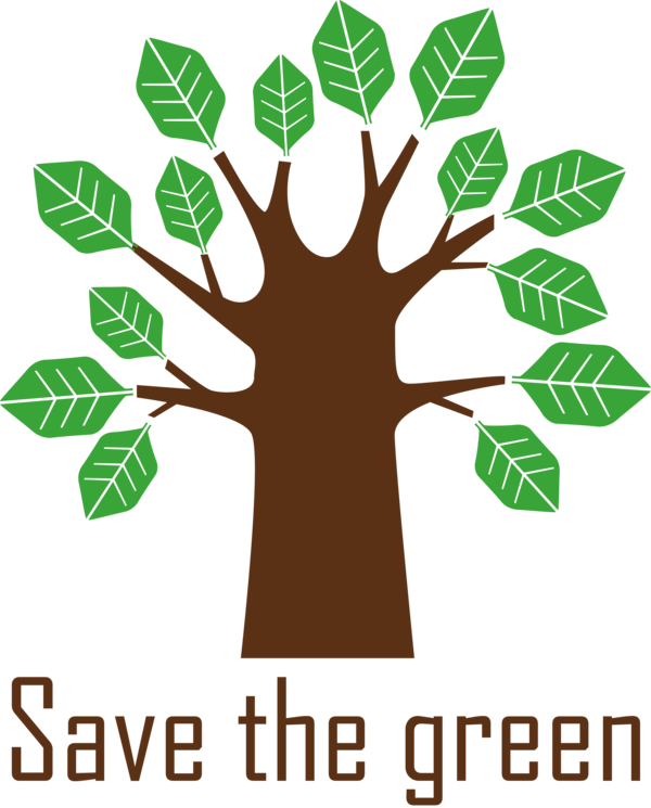Transparent Arbor Day Leaf Painting Logo for Happy Arbor Day for Arbor Day