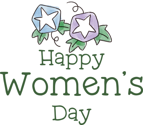 Transparent International Women's Day Logo Leaf Tree for Women's Day for International Womens Day