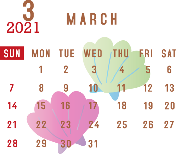 Transparent New Year Line Meter M-095 for Printable 2021 Calendar for New Year