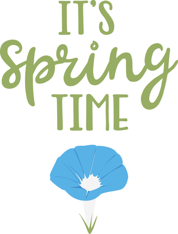 Transparent Easter Design Logo Floral design for Hello Spring for Easter