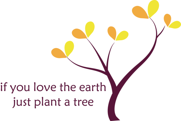 Transparent Arbor Day Plant stem Tree Vine for Happy Arbor Day for Arbor Day