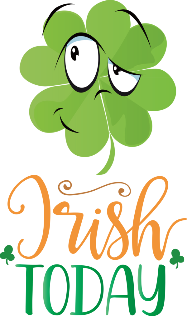 Transparent St. Patrick's Day Meter Leaf Plant stem for St Patricks Day Quotes for St Patricks Day