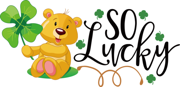 Transparent St. Patrick's Day Bears Flower Cartoon for St Patricks Day Quotes for St Patricks Day