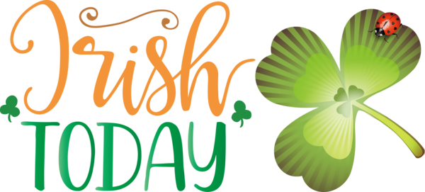 Transparent St. Patrick's Day Flower Plant stem Logo for St Patricks Day Quotes for St Patricks Day