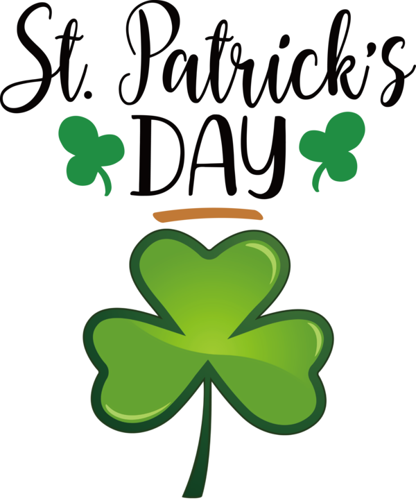 Transparent St. Patrick's Day Shamrock Clover Plant stem for St Patricks Day Quotes for St Patricks Day