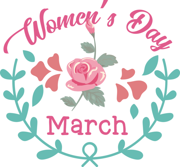 Transparent International Women's Day Jyrgalan Floral design Design for Women's Day for International Womens Day