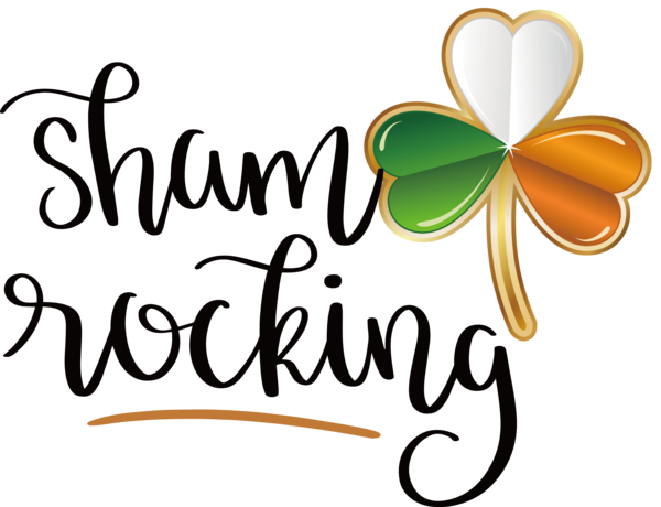 Transparent St. Patrick's Day Logo Pollinator Flower for St Patricks Day Quotes for St Patricks Day