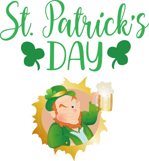 Transparent St. Patrick's Day Cartoon Green Leaf for St Patricks Day Quotes for St Patricks Day