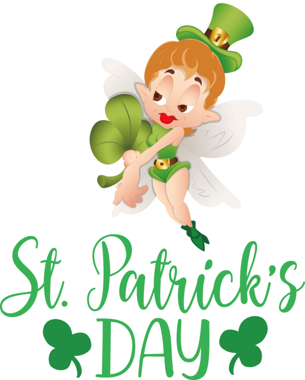 Transparent St. Patrick's Day Leaf Cartoon Flower for St Patricks Day Quotes for St Patricks Day