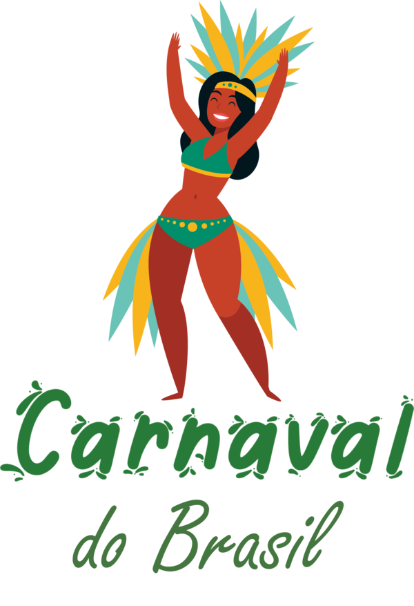 Transparent Brazilian Carnival Logo Cartoon Leaf for Carnaval for Brazilian Carnival