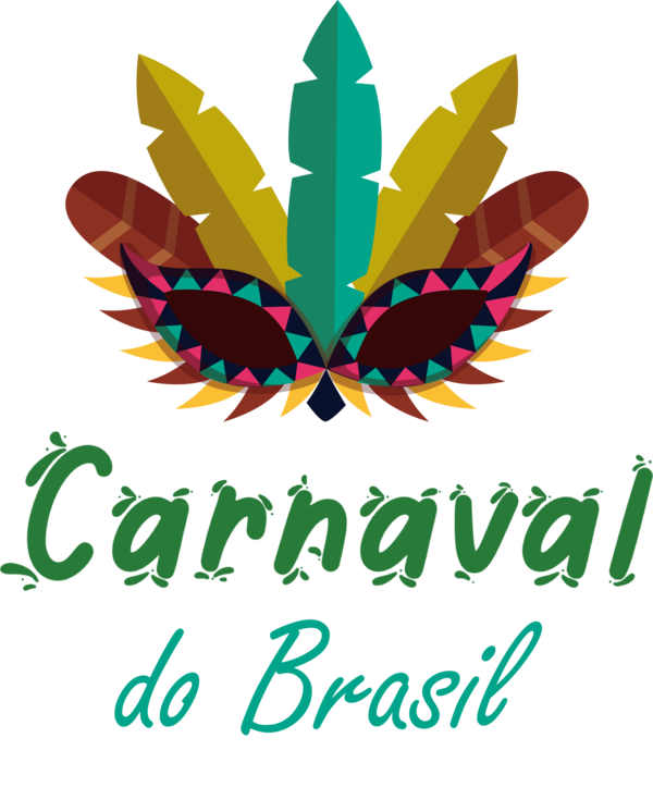 Transparent Brazilian Carnival Logo Leaf Tree for Carnaval for Brazilian Carnival