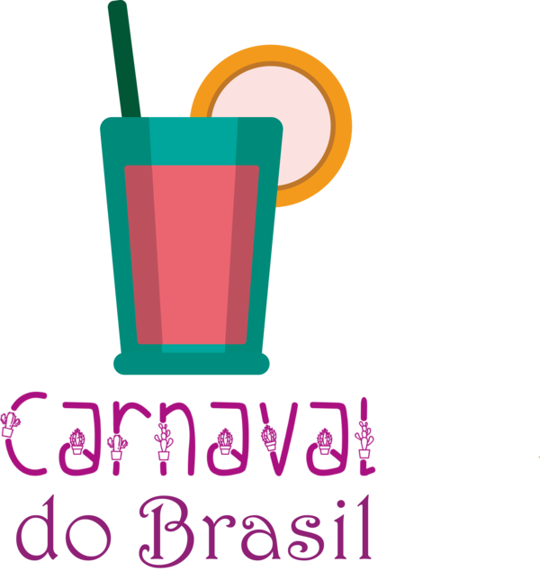 Transparent Brazilian Carnival Logo Design Text for Carnaval for Brazilian Carnival