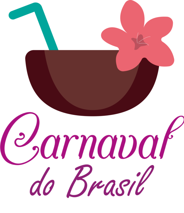Transparent Brazilian Carnival Flower Logo Petal for Carnaval for Brazilian Carnival