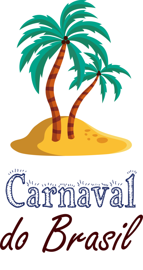 Transparent Brazilian Carnival Palm trees Leaf Meter for Carnaval for Brazilian Carnival