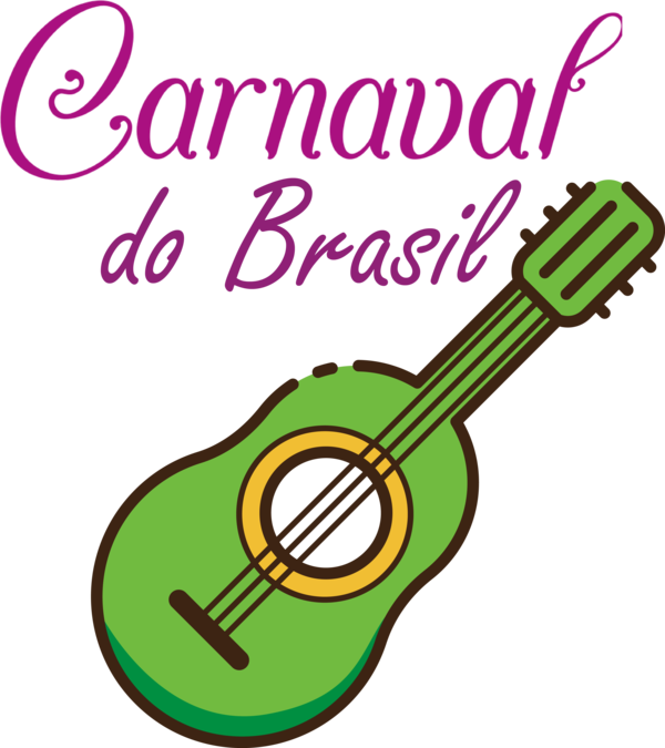 Transparent Brazilian Carnival Guitar Accessory Green Meter for Carnaval for Brazilian Carnival