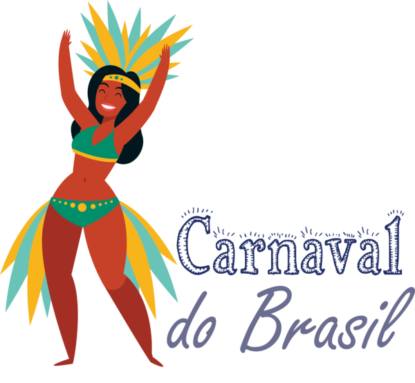 Transparent Brazilian Carnival Cartoon Character Meter for Carnaval for Brazilian Carnival