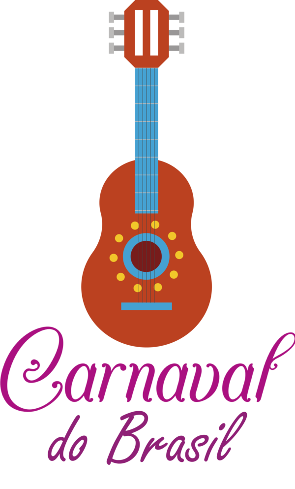 Transparent Brazilian Carnival String instrument Acoustic guitar Guitar Accessory for Carnaval for Brazilian Carnival