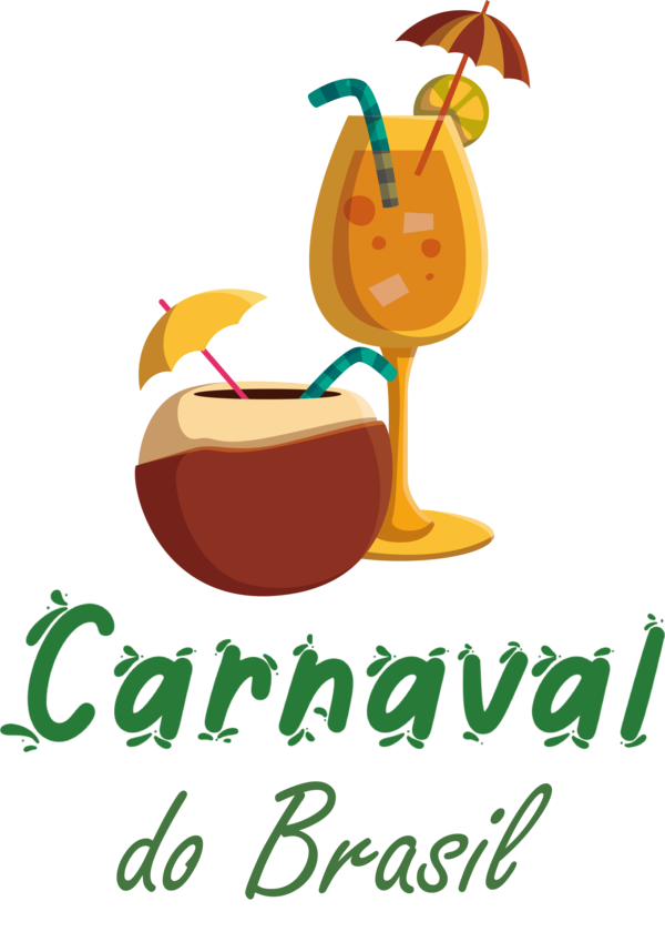 Transparent Brazilian Carnival Logo Meter Produce for Carnaval for Brazilian Carnival