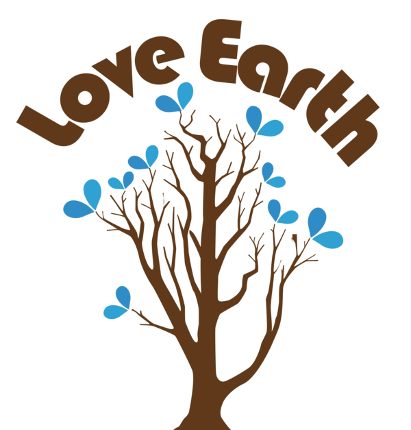 Transparent Earth Day Logo Tree Leaf for Happy Earth Day for Earth Day