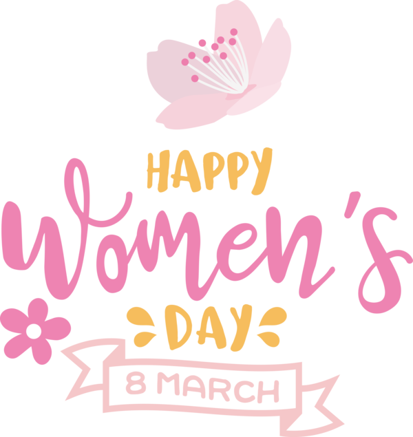 Transparent International Women's Day Logo Design Meter for Women's Day for International Womens Day