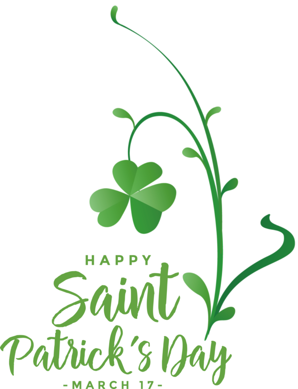 Transparent St. Patrick's Day Leaf Plant stem Meter for St Patricks Day Quotes for St Patricks Day