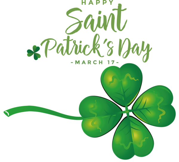 Transparent St. Patrick's Day Leaf Flower Shamrock for St Patricks Day Quotes for St Patricks Day