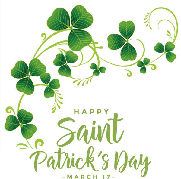 Transparent St. Patrick's Day Four-leaf clover Saint Patrick's Day Shamrock for St Patricks Day Quotes for St Patricks Day