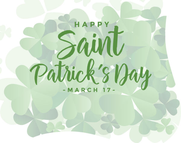 Transparent St. Patrick's Day Leaf Meter Font for St Patricks Day Quotes for St Patricks Day